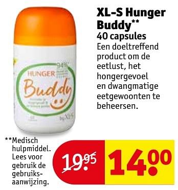 Aanbiedingen Xl-s hunger buddy - Buddy - Geldig van 16/05/2017 tot 28/05/2017 bij Kruidvat