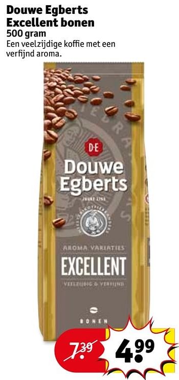 Aanbiedingen Douwe egberts excellent bonen - Douwe Egberts - Geldig van 16/05/2017 tot 28/05/2017 bij Kruidvat
