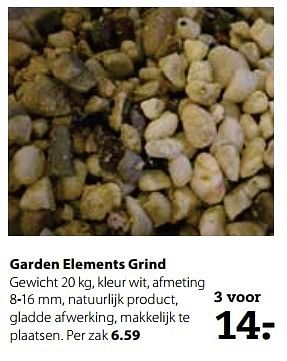 Aanbiedingen Garden elements grind - Huismerk- Boerenbond - Geldig van 15/05/2017 tot 28/05/2017 bij Boerenbond