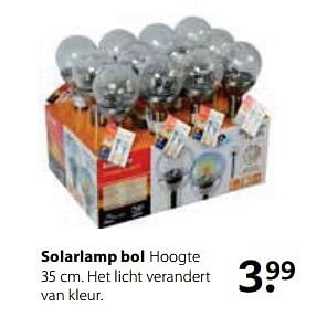 Aanbiedingen Solarlamp bol - Huismerk- Boerenbond - Geldig van 15/05/2017 tot 28/05/2017 bij Boerenbond