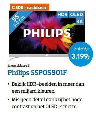 Aanbiedingen Philips 55pos901f - Philips - Geldig van 15/05/2017 tot 28/05/2017 bij Coolblue