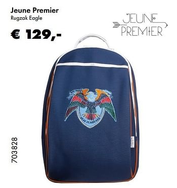 Aanbiedingen Jeune premier rugzak eagle - Jeune Premier - Geldig van 22/05/2017 tot 30/06/2017 bij Multi Bazar