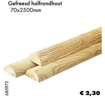 Aanbiedingen Gefreesd halfrondhout - Huismerk - Multi Bazar - Geldig van 22/05/2017 tot 30/06/2017 bij Multi Bazar