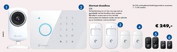 Aanbiedingen Alarmset draadloos s3b - eTiger - Geldig van 22/05/2017 tot 30/06/2017 bij Multi Bazar