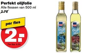 Aanbiedingen Perfekt olijfolie - Perfekt - Geldig van 17/05/2017 tot 24/05/2017 bij Hoogvliet