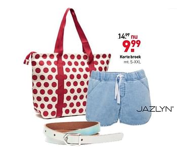 Aanbiedingen Korte broek - Jazlyn - Geldig van 08/05/2017 tot 21/05/2017 bij Scapino