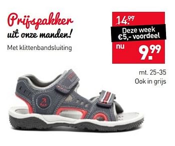 Aanbiedingen Sandalen - Huismerk - Scapino - Geldig van 08/05/2017 tot 21/05/2017 bij Scapino