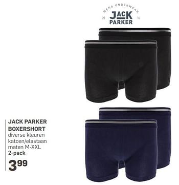 Aanbiedingen Jack parker boxershort - Jack Parker - Geldig van 04/05/2017 tot 28/05/2017 bij Action