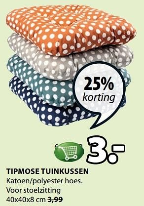Aanbiedingen Tipmose tuinkussen - Huismerk - Jysk - Geldig van 15/05/2017 tot 28/05/2017 bij Jysk