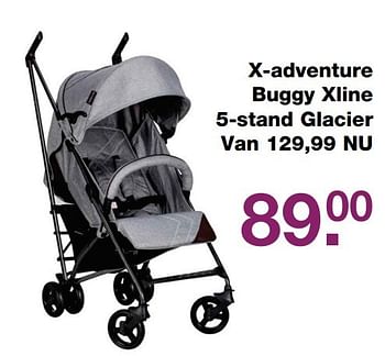 Aanbiedingen X-adventure buggy xline 5-stand glacier - Xadventure - Geldig van 12/05/2017 tot 28/05/2017 bij Baby & Tiener Megastore