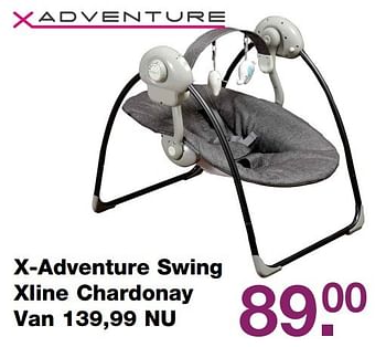 Aanbiedingen X-adventure swing xline chardonay - Xadventure - Geldig van 12/05/2017 tot 28/05/2017 bij Baby & Tiener Megastore