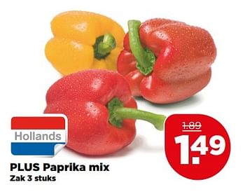 Aanbiedingen Plus paprika mix - Huismerk - Plus - Geldig van 21/05/2017 tot 27/05/2017 bij Plus