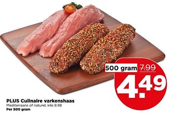 Aanbiedingen Plus culinaire varkenshaas - Huismerk - Plus - Geldig van 21/05/2017 tot 27/05/2017 bij Plus