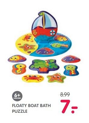 Aanbiedingen Floaty boat bath puzzle - Playgro - Geldig van 02/05/2017 tot 28/05/2017 bij Prenatal