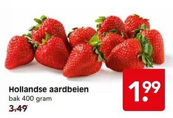 Aanbiedingen Hollandse aardbeien - Huismerk - Em-té - Geldig van 21/05/2017 tot 27/05/2017 bij Em-té