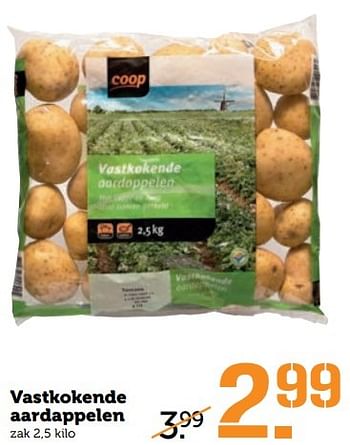 Aanbiedingen Vastkokende aardappelen - Huismerk - Coop - Geldig van 22/05/2017 tot 28/05/2017 bij Coop