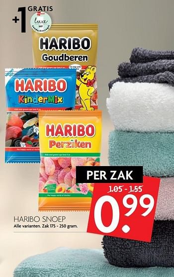 Aanbiedingen Haribo snoep - Haribo - Geldig van 21/05/2017 tot 27/05/2017 bij Deka Markt