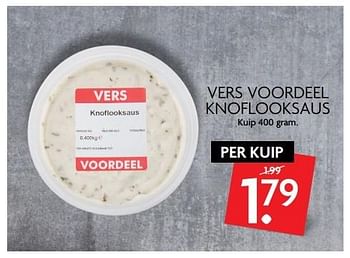 Aanbiedingen Vers voordeel knoflooksaus - Huismerk - Deka Markt - Geldig van 21/05/2017 tot 27/05/2017 bij Deka Markt