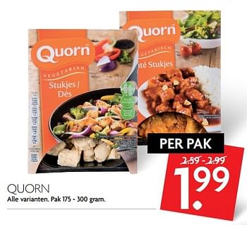 Aanbiedingen Quorn - Quorn - Geldig van 21/05/2017 tot 27/05/2017 bij Deka Markt