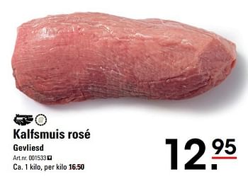 Aanbiedingen Kalfsmuis rosé gevliesd - Meierijsche Roem - Geldig van 18/05/2017 tot 29/05/2017 bij Sligro