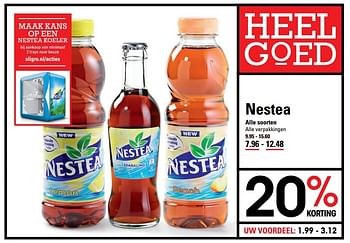 Aanbiedingen Nestea - Nestea - Geldig van 18/05/2017 tot 29/05/2017 bij Sligro