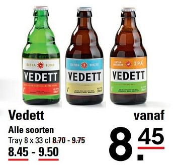 Aanbiedingen Vedett - Vedett - Geldig van 18/05/2017 tot 29/05/2017 bij Sligro