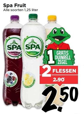 Aanbiedingen Spa fruit - Spa - Geldig van 21/05/2017 tot 27/05/2017 bij Vomar