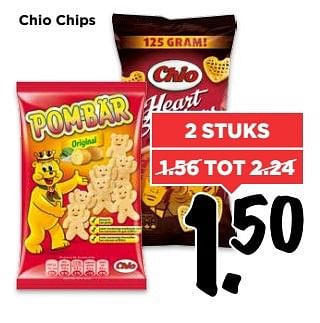 Aanbiedingen Chio chips - Huismerk Vomar - Geldig van 21/05/2017 tot 27/05/2017 bij Vomar