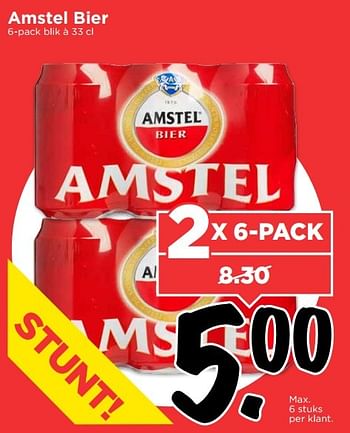 Aanbiedingen Amstel bier - Amstel - Geldig van 21/05/2017 tot 27/05/2017 bij Vomar