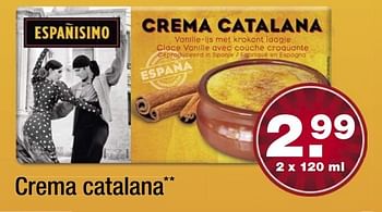 Aanbiedingen Crema catalana - Espana - Geldig van 22/05/2017 tot 28/05/2017 bij Aldi