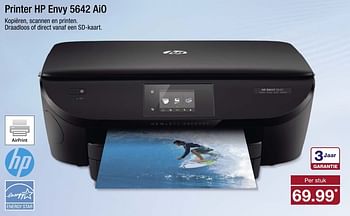 Aanbiedingen Hp printer hp envy 5642 aio - HP - Geldig van 22/05/2017 tot 28/05/2017 bij Aldi