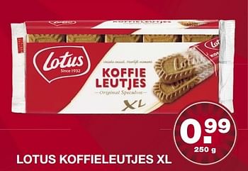 Aanbiedingen Lotus koffieleutjes xl - Lotus Bakeries - Geldig van 22/05/2017 tot 28/05/2017 bij Aldi