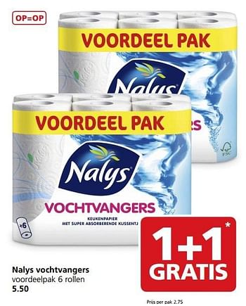 Aanbiedingen Nalys vochtvangers - Nalys - Geldig van 22/05/2017 tot 28/05/2017 bij Jan Linders
