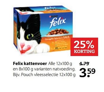 Aanbiedingen Felix kattenvoer - Purina - Geldig van 15/05/2017 tot 28/05/2017 bij Pets Place
