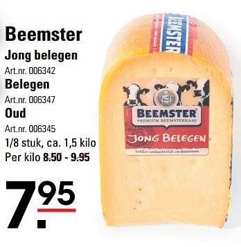 Aanbiedingen Jong belegen - Beemster - Geldig van 18/05/2017 tot 29/05/2017 bij Sligro