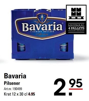 Aanbiedingen Bavaria pilsener - Bavaria - Geldig van 18/05/2017 tot 29/05/2017 bij Sligro