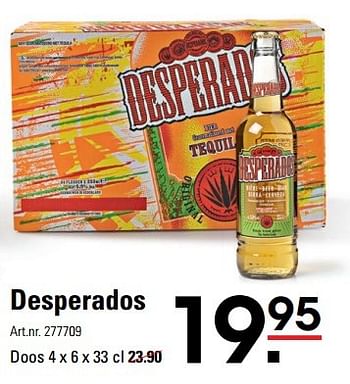 Aanbiedingen Desperados - Desperados - Geldig van 18/05/2017 tot 29/05/2017 bij Sligro