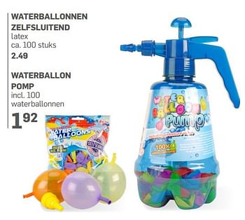 Aanbiedingen Waterballon pomp - Huismerk - Action - Geldig van 13/04/2017 tot 31/05/2017 bij Action