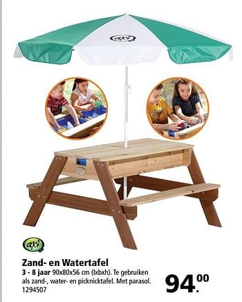 Aanbiedingen Zand- en watertafel - Axi - Geldig van 03/04/2017 tot 25/06/2017 bij Intertoys