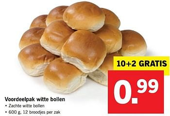Aanbiedingen Voordeelpak witte bollen - Huismerk - Lidl - Geldig van 21/05/2017 tot 27/05/2017 bij Lidl