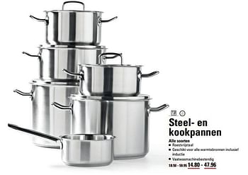 Aanbiedingen Steel- en kookpannen - TGRF - Geldig van 18/05/2017 tot 29/05/2017 bij Sligro