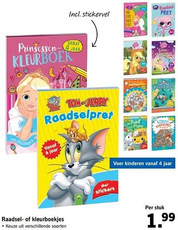 Aanbiedingen Raadsel- of kleurboekjes - Huismerk - Lidl - Geldig van 21/05/2017 tot 27/05/2017 bij Lidl