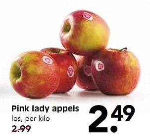 Aanbiedingen Pink lady appels - Huismerk - Em-té - Geldig van 21/05/2017 tot 27/05/2017 bij Em-té