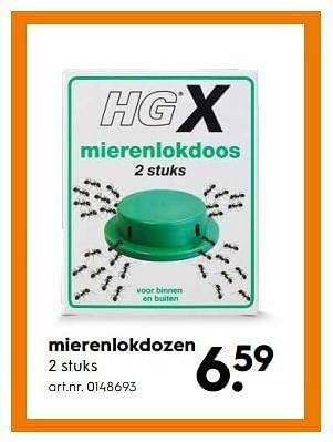 Aanbiedingen Mierenlokdozen - HG - Geldig van 20/05/2017 tot 31/05/2017 bij Blokker