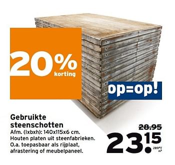 Aanbiedingen Gebruikte steenschotten - Huismerk - Gamma - Geldig van 21/05/2017 tot 28/05/2017 bij Gamma