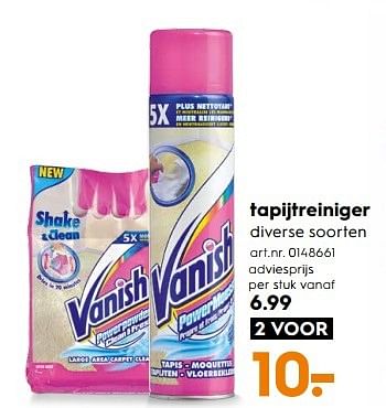 Aanbiedingen Tapijtreiniger - Vanish - Geldig van 20/05/2017 tot 31/05/2017 bij Blokker