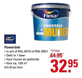 Aanbiedingen Powerdek - Flexa - Geldig van 22/05/2017 tot 28/05/2017 bij Karwei