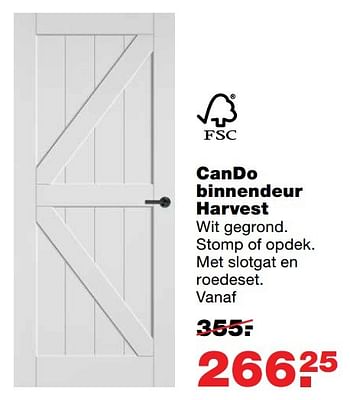 Aanbiedingen Cando binnendeur harvest - CanDo - Geldig van 22/05/2017 tot 31/05/2017 bij Praxis
