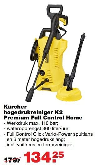 Aanbiedingen Kärcher hogedrukreiniger k3 full control home - Kärcher - Geldig van 22/05/2017 tot 31/05/2017 bij Praxis
