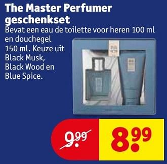 Aanbiedingen The master perfumer geschenkset - The Master Perfumer - Geldig van 23/05/2017 tot 28/05/2017 bij Kruidvat
